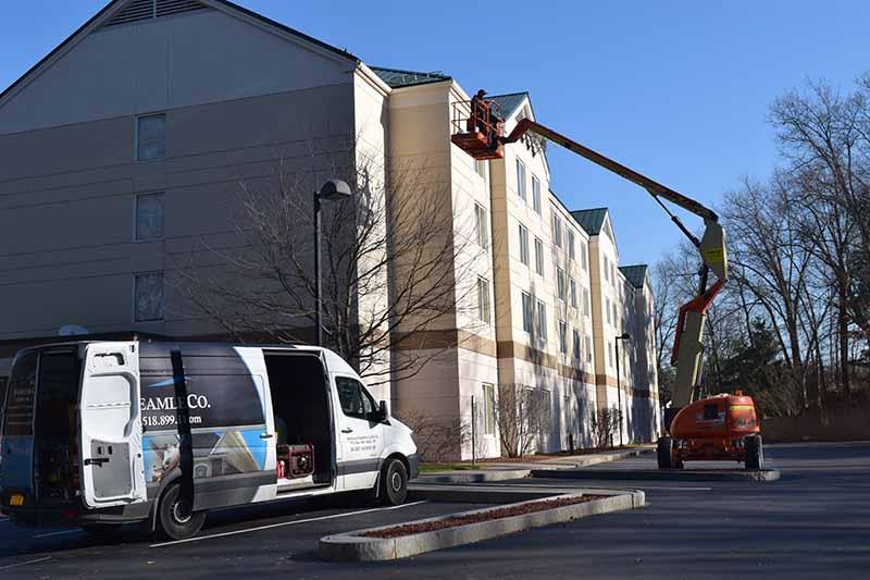 Commercial Seamless Gutter Installation