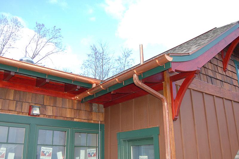 Seamless Copper Gutter Systems - Gallery