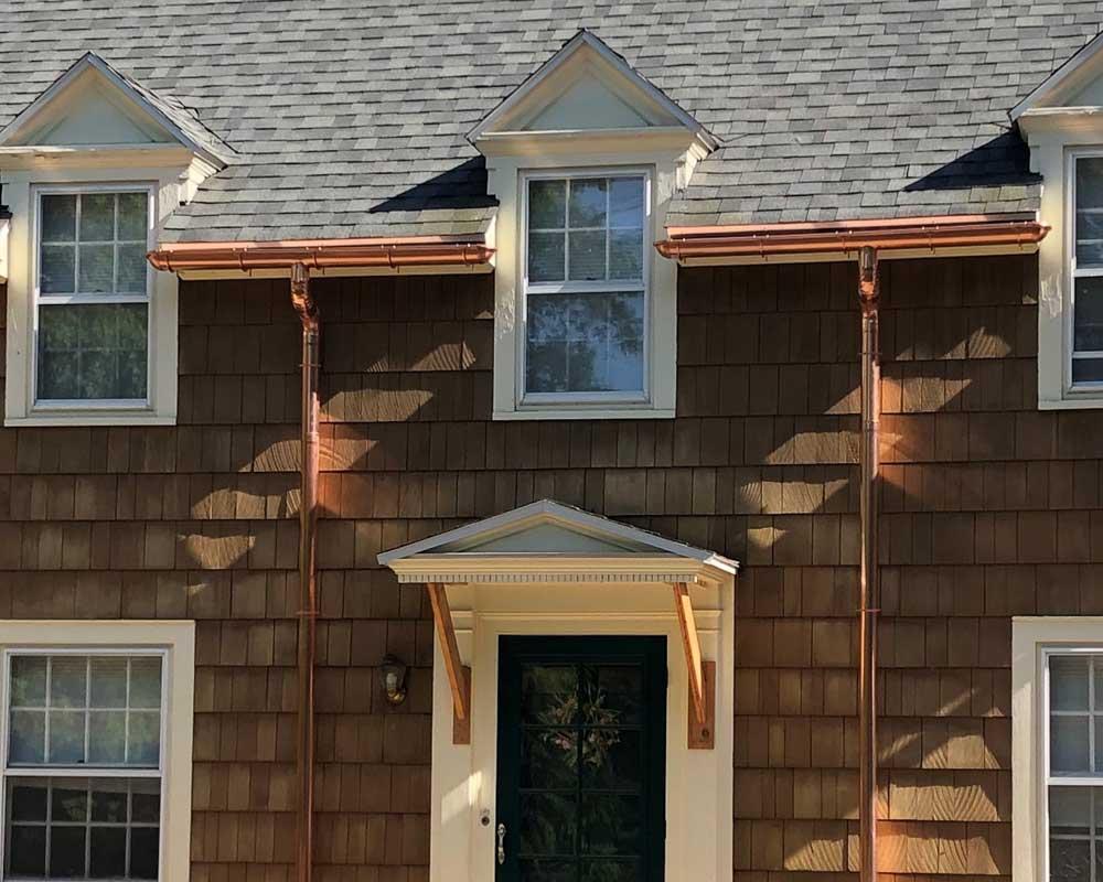 Half Round Copper -  Dormer Window